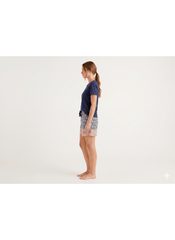 The Geometric Border Lounge Short Set