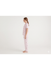 The Sweetheart Stripe Short-Sleeve Set