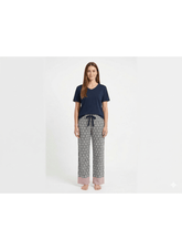 The Graphic Border Print Lounge Set