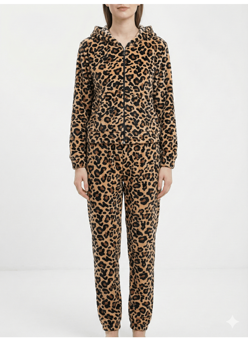 The Savannah Leopard Fleece Set