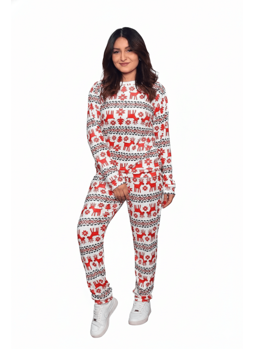 🦌 The Festive Reindeer Fair Isle Lounge Set 🎄