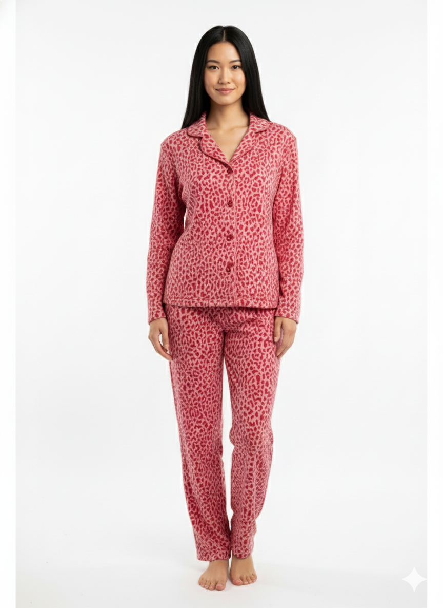 💖 The Raspberry Leopard Plush PJs 🐆
