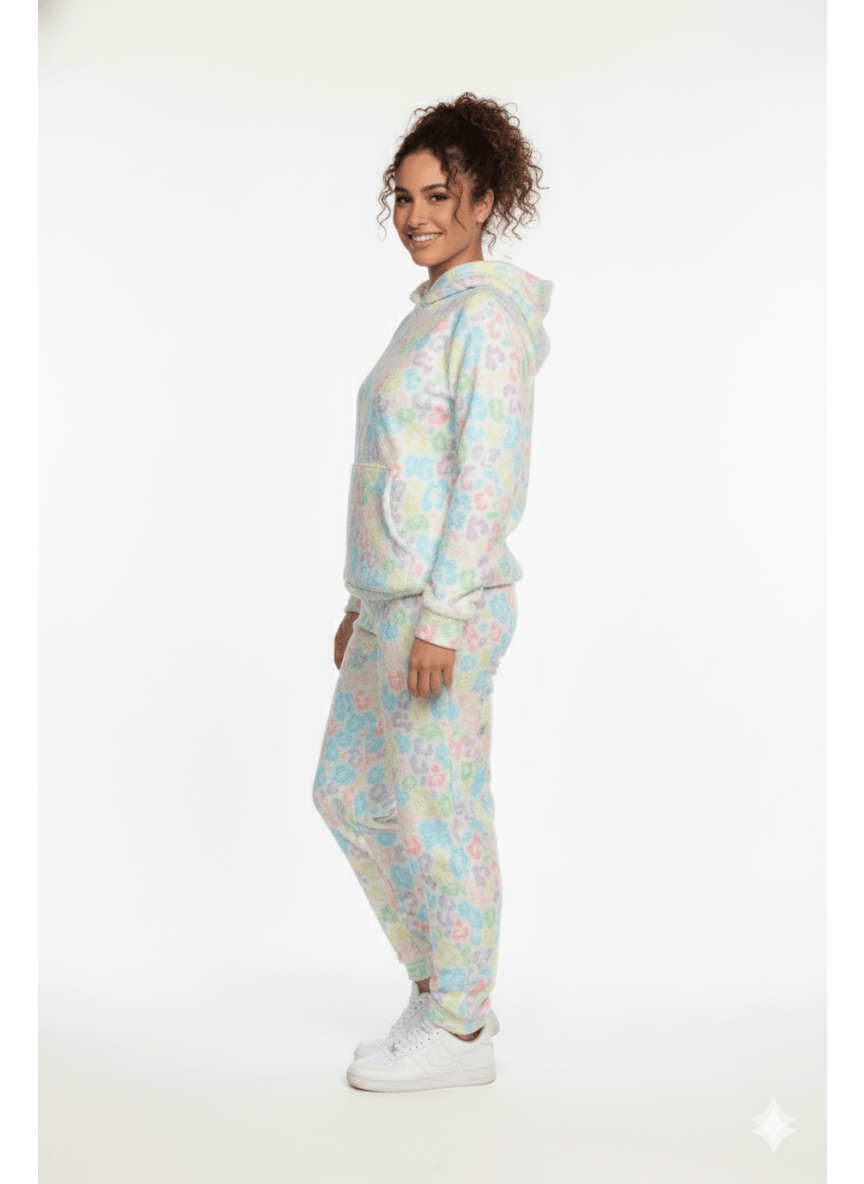 🌈 The Pastel Pop Leopard Lounge Set 🐆