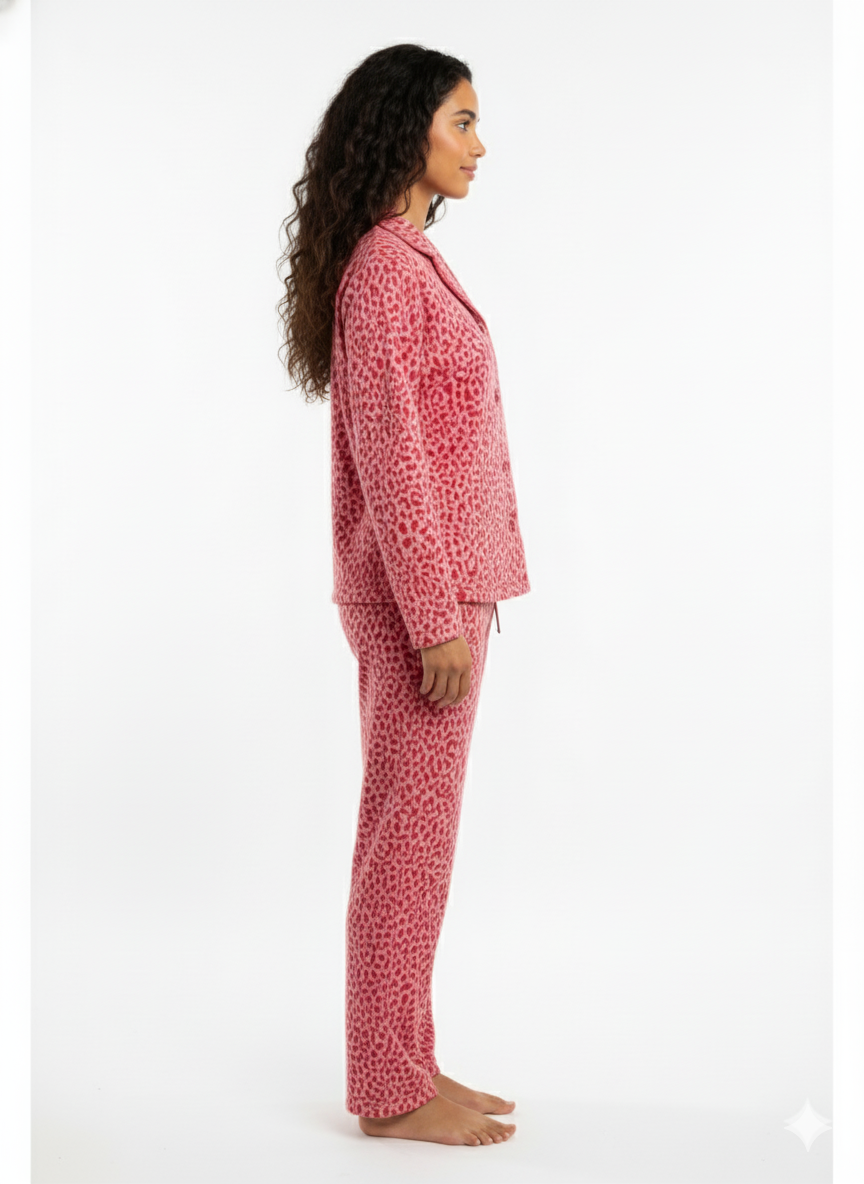💖 The Raspberry Leopard Plush PJs 🐆