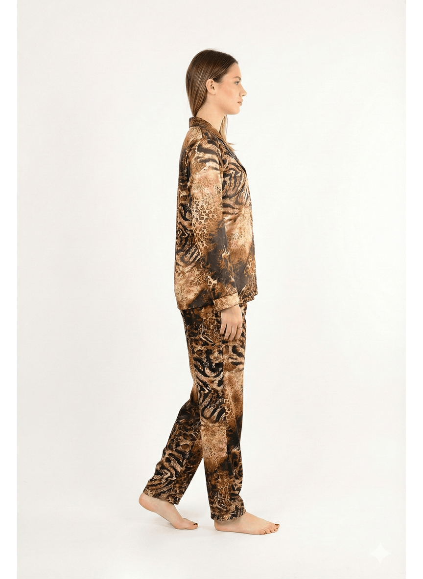 The Bronze Safari Satin Set