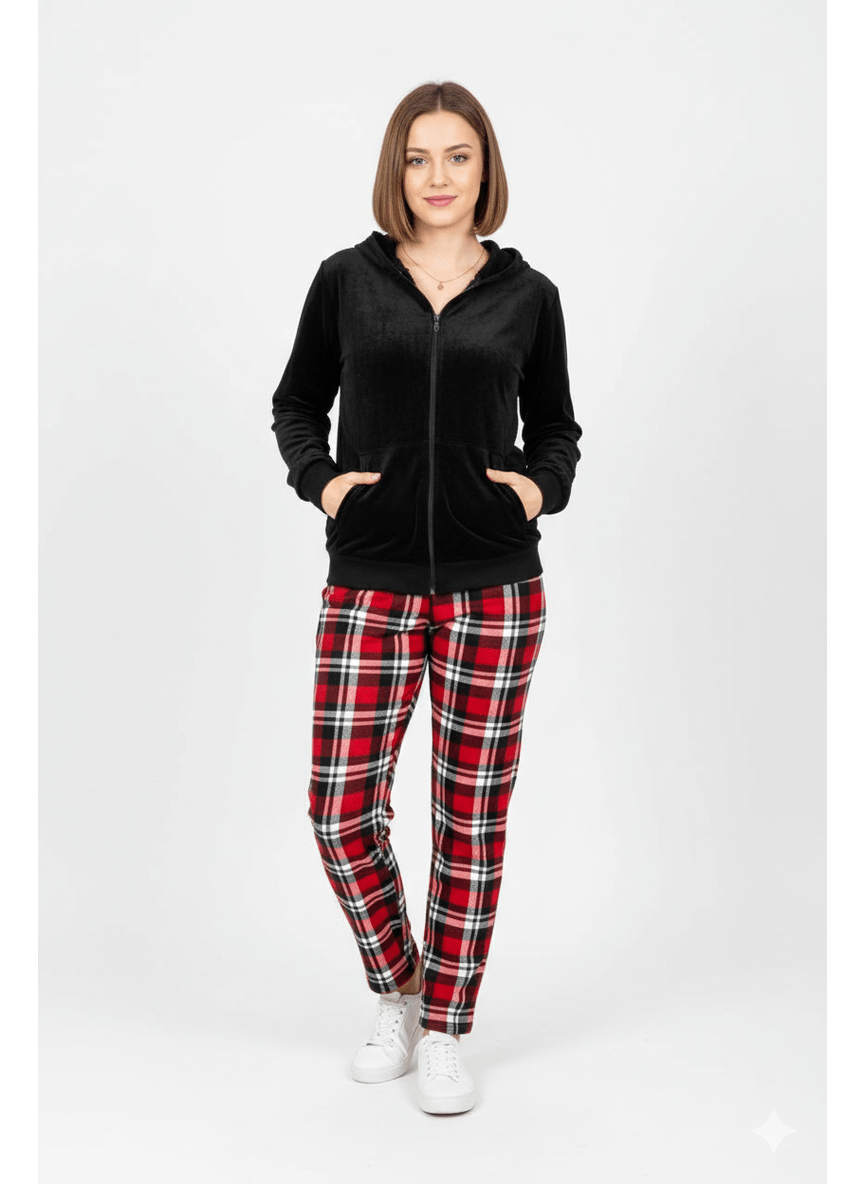 🖤 The Holiday Velvet Plaid Lounge Set 🎁