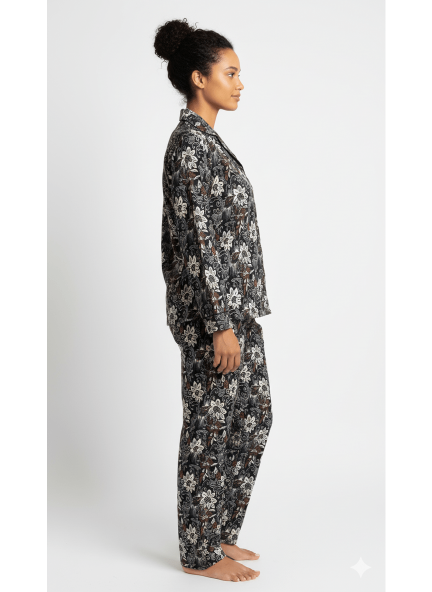 🖤 The Midnight Garden Button-Down PJs 🌙