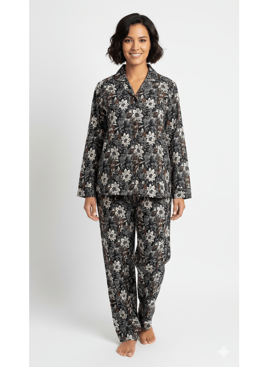 🖤 The Midnight Garden Button-Down PJs 🌙