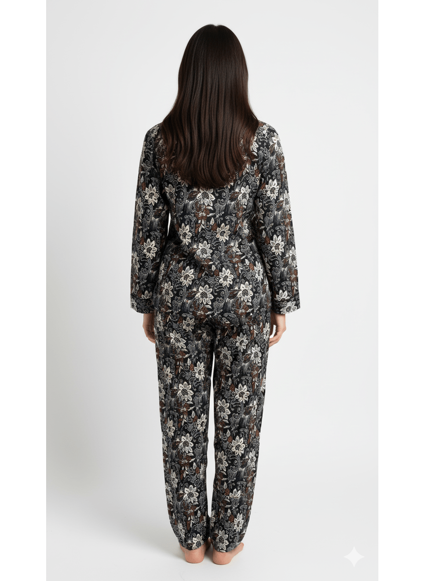 🖤 The Midnight Garden Button-Down PJs 🌙