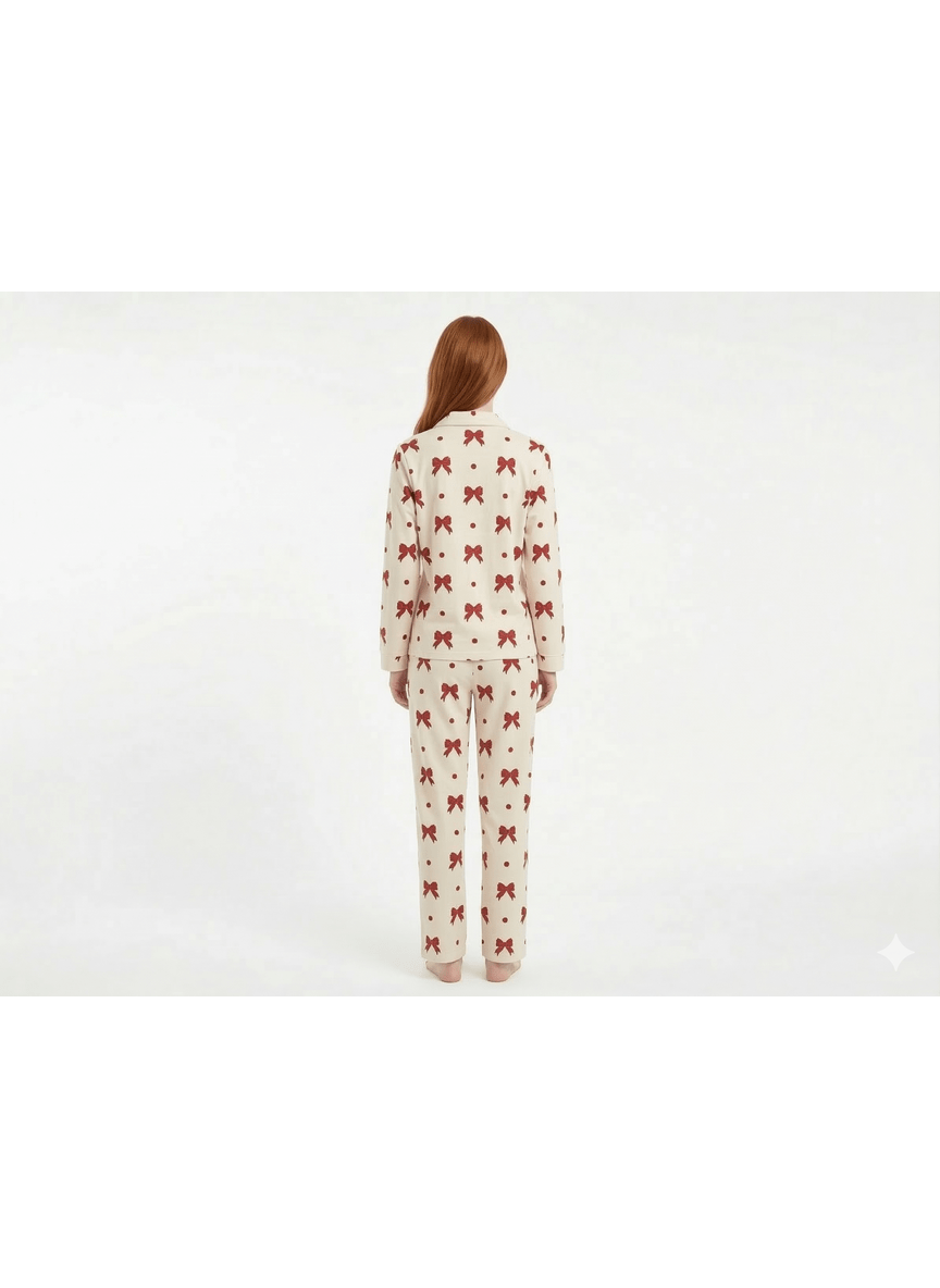 The Coquette Ribbon & Dot Lounge Set