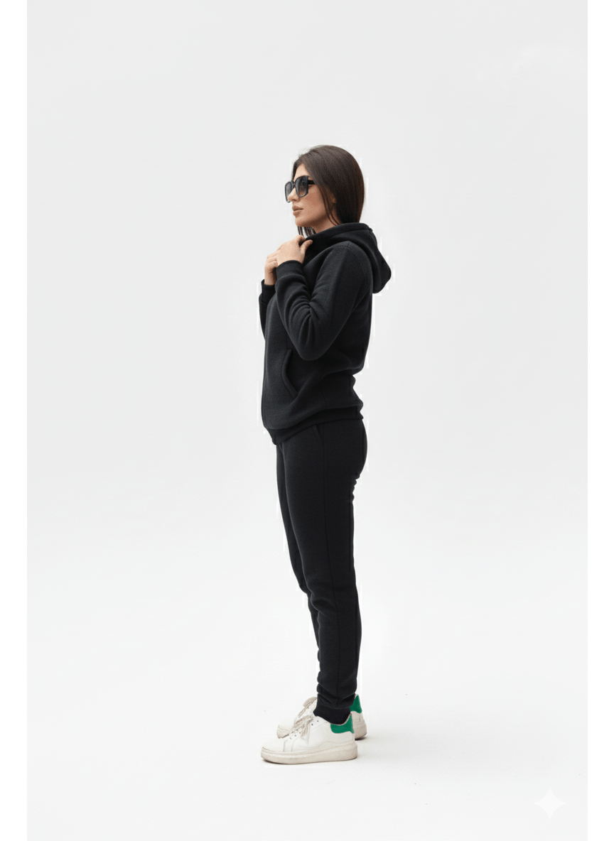 ⚫ The Luxe Black Fleece Tracksuit ⚫