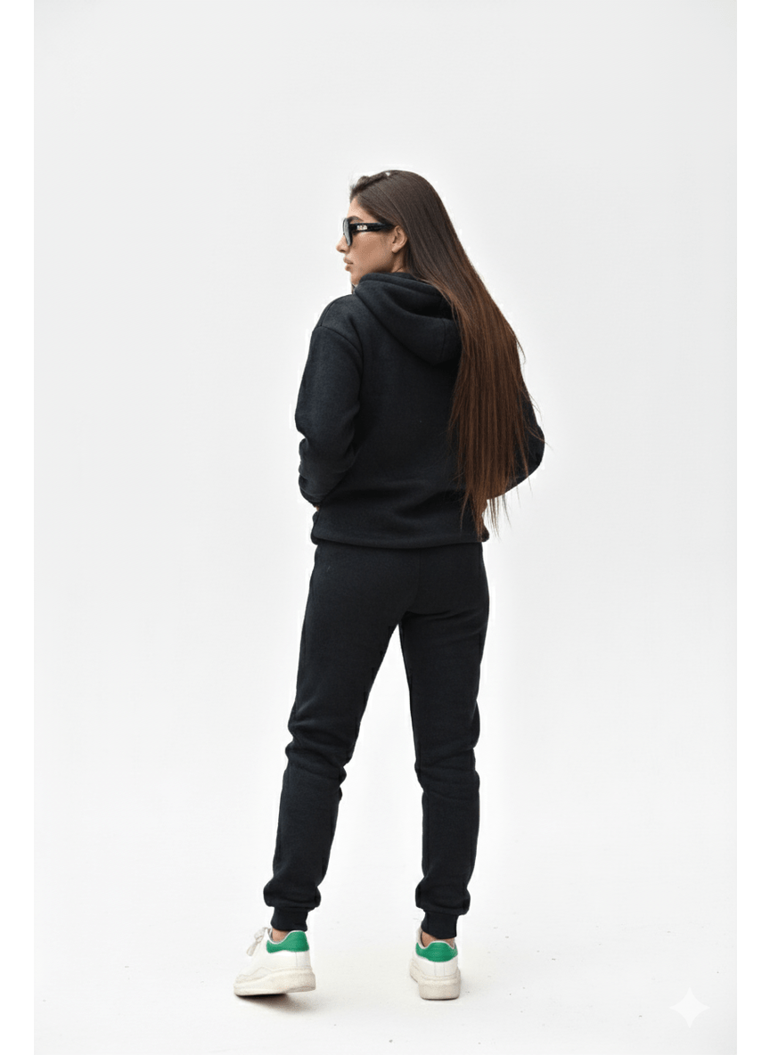 ⚫ The Luxe Black Fleece Tracksuit ⚫