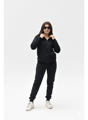 ⚫ The Luxe Black Fleece Tracksuit ⚫